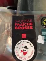 Mängden socker i Saucisse fraiche grosse