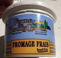 Mängden socker i Fromage frais battu 20% M.G.