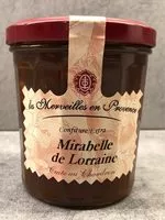 Mängden socker i Confiture extra mirabelles de Lorraine