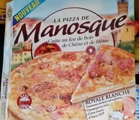 Mängden socker i Pizza royale blanche