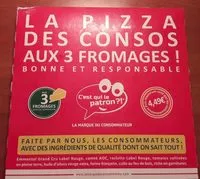 Mängden socker i Pizza surgelée 3 fromages