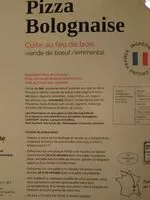 Mängden socker i Pizza bolognaise