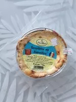 Mängden socker i Tartelette au maroilles