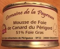 Mängden socker i Mousse de foie gras