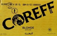 Amount of sugar in Pack Coreff Bières Blondes 4.2°