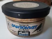 Mängden socker i Terrine de Sansonnet aux myrtes