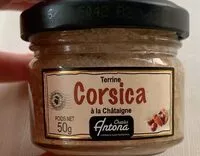 Mängden socker i Terrine Corsica à la châtaigne