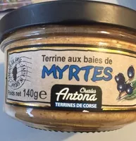 Mängden socker i Terrine aux baies de myrtes
