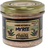 Mängden socker i Terrine aux baies de myrtes