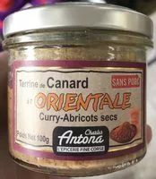 Mängden socker i Terrine de Canard à l'Orientale Curry - Abricots secs