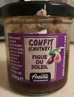 Mängden socker i Confit (chutney) figue du soleil