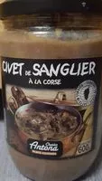 Mängden socker i Civet de sanglier à la corse