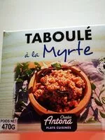 Mängden socker i Taboulé à la myrte