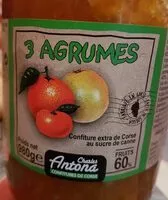 Mängden socker i 3 agrumes