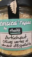 Mängden socker i Corsica' tapas