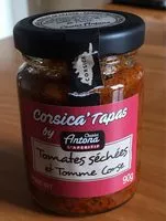 Mängden socker i Tomates séchées et Tomme Corse