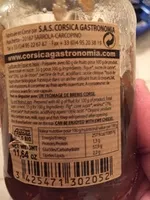 Mängden socker i Confiture extra de Corse