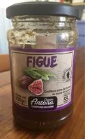 Mängden socker i Confiture de figue