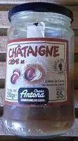 Mängden socker i Crème de Châtaigne