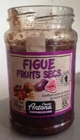 Mängden socker i Confiture figue fruits secs