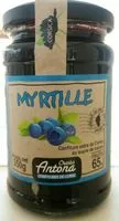 Mängden socker i Myrtille - Confiture extra de Corse au sucre de canne