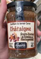 Mängden socker i Confiture de chataigne