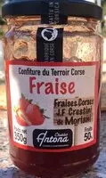 Mängden socker i Confiture du terroir Corse Fraises