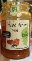 Mängden socker i Pêche-Abricot Miel de Corse A.O.P. bio