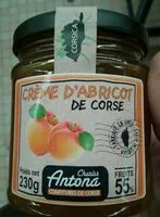 Mängden socker i Crème d'abricot de Corse