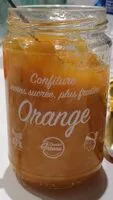Mängden socker i Confiture orange