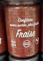 Mängden socker i Confiture Fraise