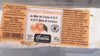 Mängden socker i Nougat clementine