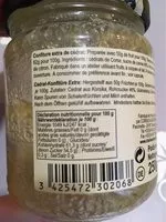 Mängden socker i Confiture Charles Antona Cedrat