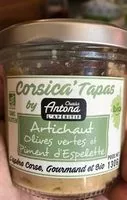 Mängden socker i Corsica'tapas - Artichaut Olives vertes et Piment d’Espelette
