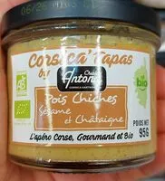 Mängden socker i Corsica tapas pois chiches sésame et châtaigne