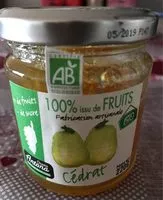 Mängden socker i Spécialité de Cédrat