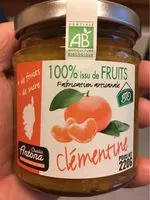 Mängden socker i Clémentine 100% issu de fruits