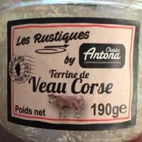 Mängden socker i Terrine de veau corse
