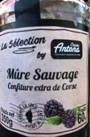 Mängden socker i Confiture extra de Corse - mûre sauvage