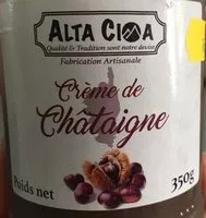 Mängden socker i Creme de chataigne