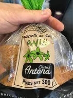 Mängden socker i Canistrelli à l'Anis