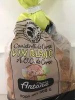 Mängden socker i Canistrelli de corse vin blanc a.o.c de corse