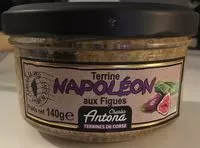 Mängden socker i Terrine Napoléon aux figues