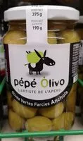 Mängden socker i Olives vertes à la farce d'anchois