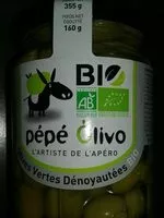 Mängden socker i Olives vertes bio dénoyautées
