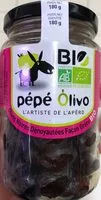 Mängden socker i Olives noires denoy façon Grèce BIO