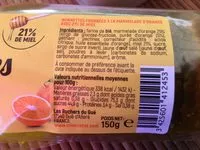 Mängden socker i Nonnettes à l'orange🍊 et miel🍯🐝