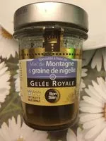 Mängden socker i Miel de montagne & graine de nigelle et gelée royale