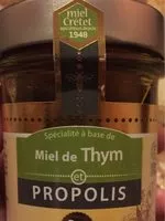 Mängden socker i Miel de THYM et PROPOLIS