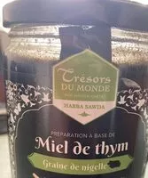 Mängden socker i Miel de thym graine de nigelle